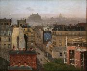 Antonin Chittussi Paris as Viewed from Montmartre USA oil painting artist